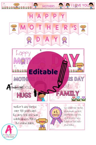 Mothers Day Display Pack EDITABLE