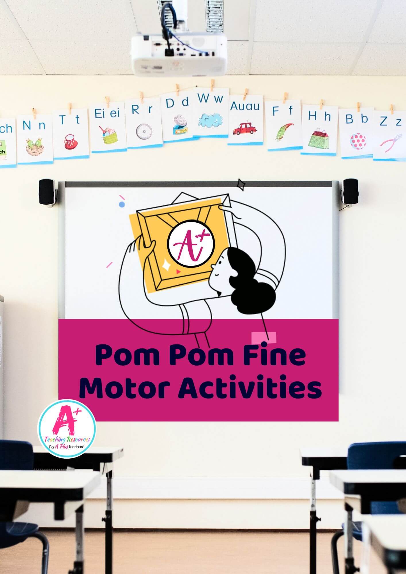Pom Pom Fine Motor Activities for Early Years Learners - A Plus Teacher ... image.