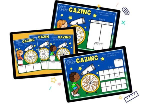 Star Gazing Theme - Teen Number Games Fun Ways to Learn Numbers 11–19
